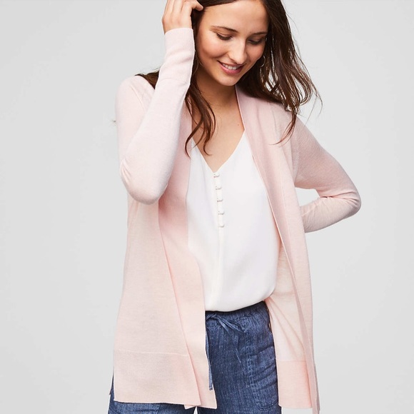 LOFT | Sweaters | Loft Pale Pink Sheer 